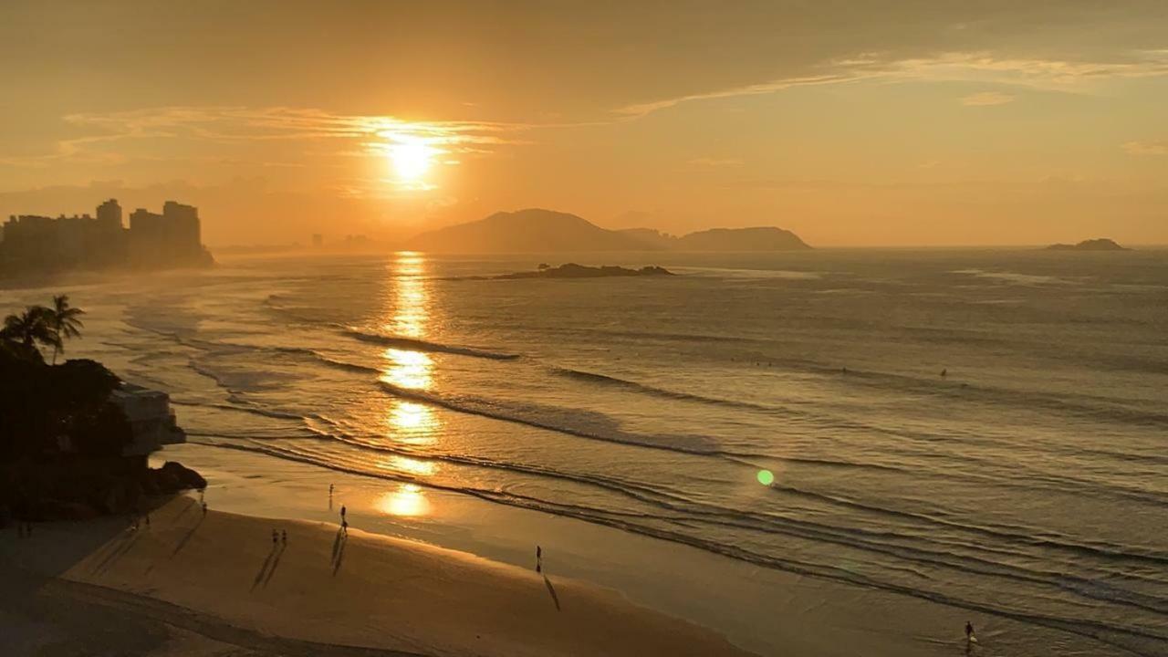 Apto Guaruja De Frente Para O Mar - Praia Asturias מראה חיצוני תמונה