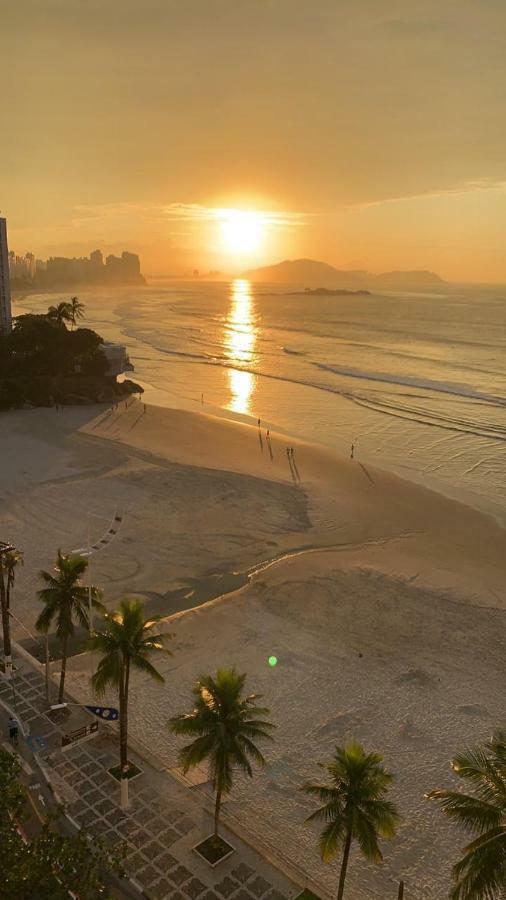 Apto Guaruja De Frente Para O Mar - Praia Asturias מראה חיצוני תמונה